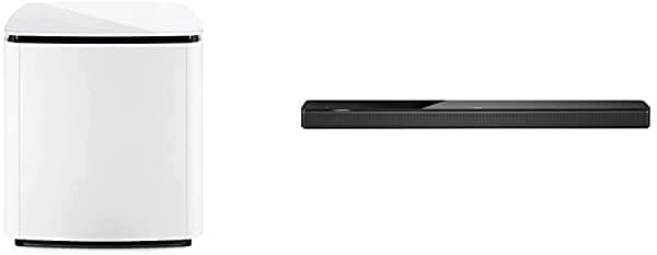Bose Bass Module 700 - White - subwoofer compacto inalambrico y Soundbar 700 con Alexa Voice Control integrado Black