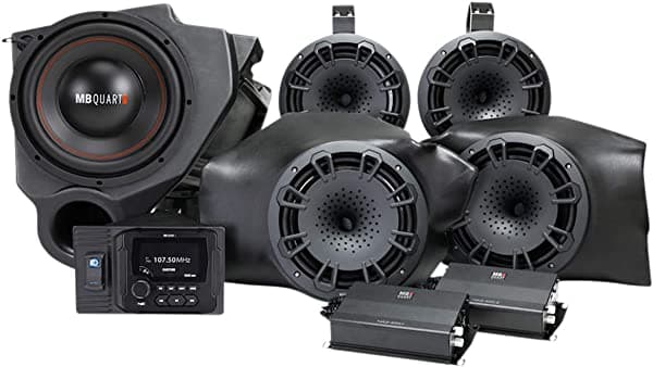 Mb Quart Mbqr-Stg5-2 Rzr Radio Altavoces Latas Traseras Sub Amperios