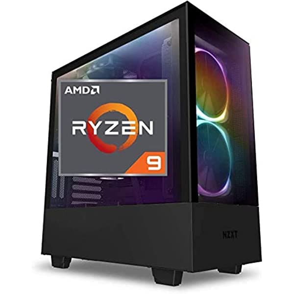 PC para juegos RTX 3060 con 12GB Ryzen 3900X 12 Core 4.6GHz - 32GB RAM 1000GB NVMe PCIe Black RGB Tower - CPU Solutions CEG-7733