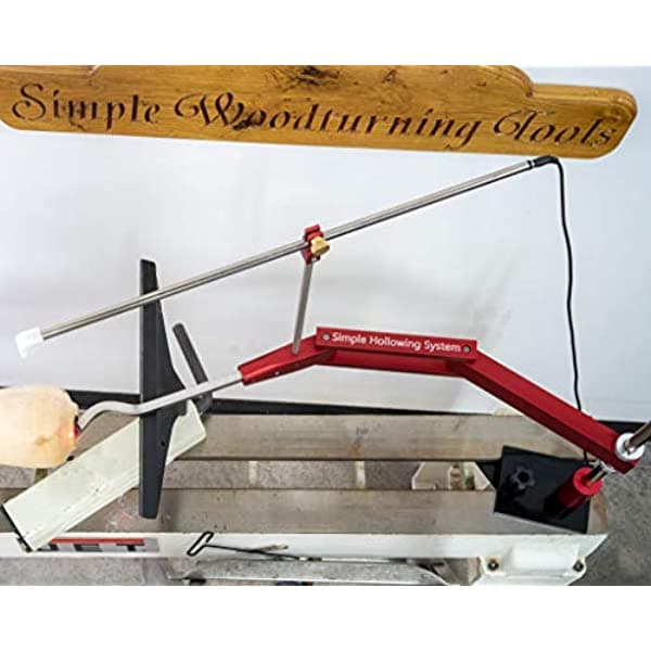 Logra Un Grosor De Pared Preciso Guiado Por Láser Con El Sistema Hueco Simple Y Herramientas De Torneado De Madera Simple De Carburo De Tamaño Completo.