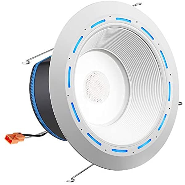 Juno Iluminacion - Luz Inteligente Juno Ai De 6 Pulgadas Temperatura De Color Ajustable Reequipamiento Led Empotrable Jbl Compatible Con Wifi Con Módulo Alexa Integrado 1000 Lúmenes Color Blanco ‎J6AI DB 10LM TUWH 90CRI 120 WWH JBL ALXA