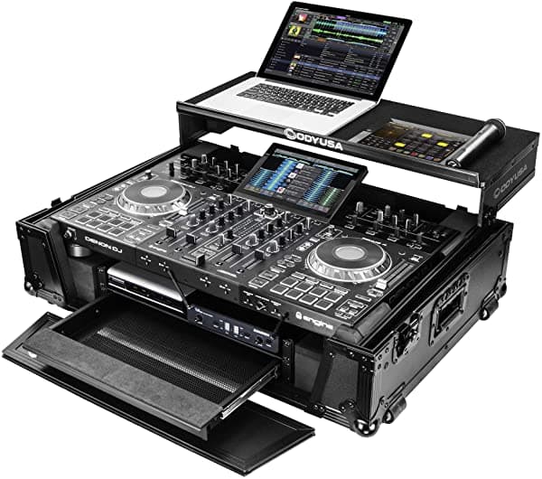 Odyssey Denon Prime 4 Fzgsprime4W2Bl - Maletín De Vuelo Color Negro