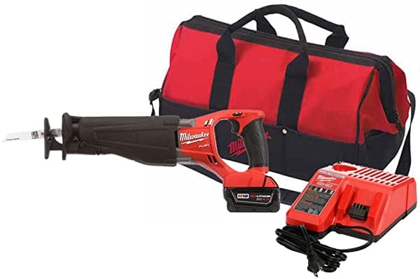 Milwaukee 2720-21 M18 Fuel Kit De Sierra Alternante Inalámbrica Sawzall Sin Escobillas De Iones De Litio 18 Voltios