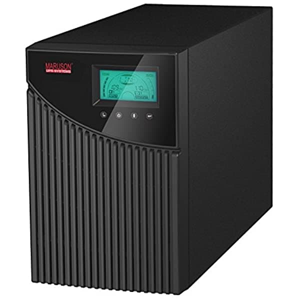 Maruson 1000Va Online De Doble Conversión Ups Batería Backup Sistema & Protector De Sobretensión Onda Sinusoidal Verdadera Torre Fuente De Alimentación Ininterrumpida Monofásica Certificado Tac-Lv1K 1000Va / 900W