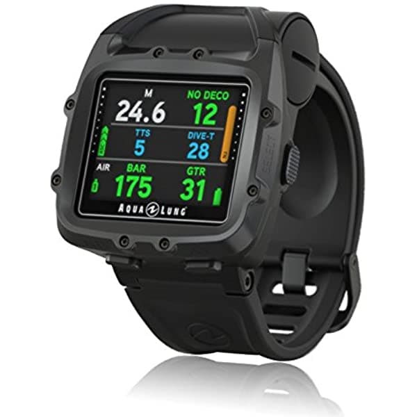 Aqua Lung I750Tc Color Air - Computadora De Buceo Con Muñeca Integrada Con Usb Color Negro NS118111