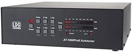 Ldg Electronics At-1000Proii - Sintonizador Automático De Antena De 18-54 Mhz 200-1000 Vatios Características Actualizadas Incluyen Un Indicador Led Para La Selección De Antenas Y Un Led Para Indicar Cuándo Está En Derivación