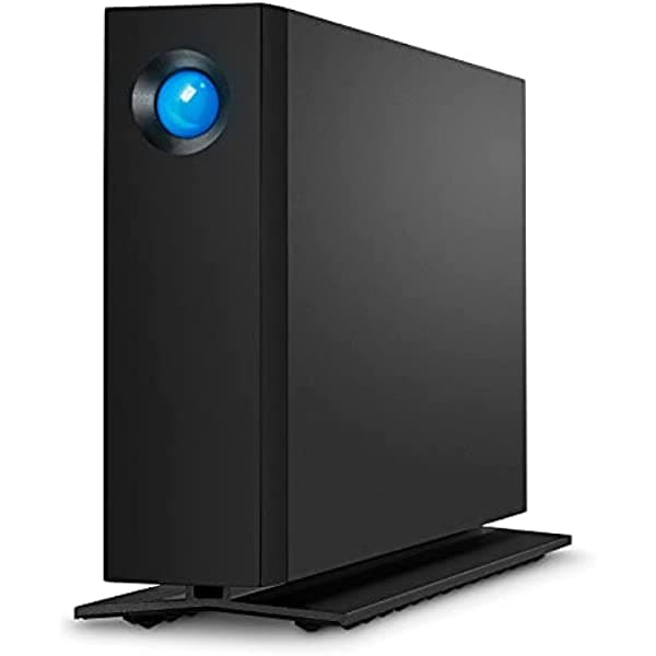Lacie D2 Profesional - Disco Duro Externo De 18 Tb - Usb-C Usb 3.1 Gen 2 Unidades De Clase Empresarial De 7200 Rpm Para Escritorio Mac Y Pc 1Mo Adobe Cc All Apps Plan Servicios De Rescate (Stha18000800)