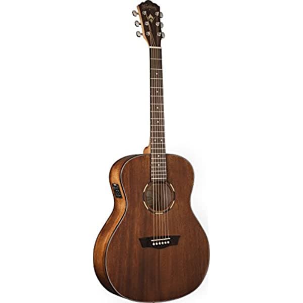 Washburn Woodbine 10 Series Wl1012Se Guitarra Acústica Y Eléctrica De Orquesta Natural WLO12SE