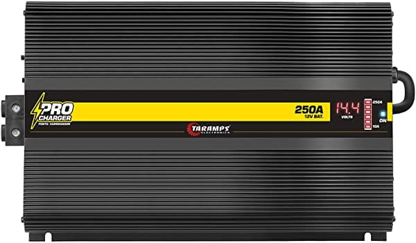 Taramps Más De 190 Voltios Entrada Requiere Profesional 12 V Dc Coche Fuente De Alimentación Para Pantallas O Competición Hook-Ups De St Talla Única PROCHARGER250A