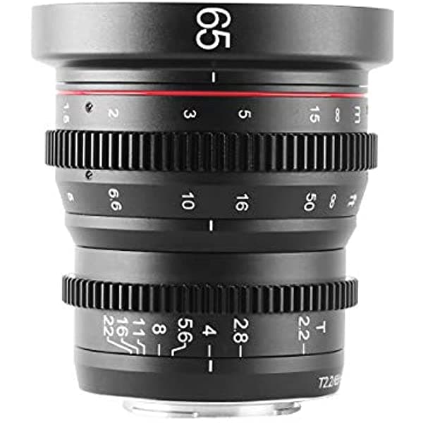 Meike - Mini Lente De Cine De Gran Angular De Enfoque Manual T2.2 De 2.559 In Para Cámaras M43 Micro Cuatro Tercios Mft Bmpcc 4K Z Cam E2 Zenith Digital Bay MK-6522M43