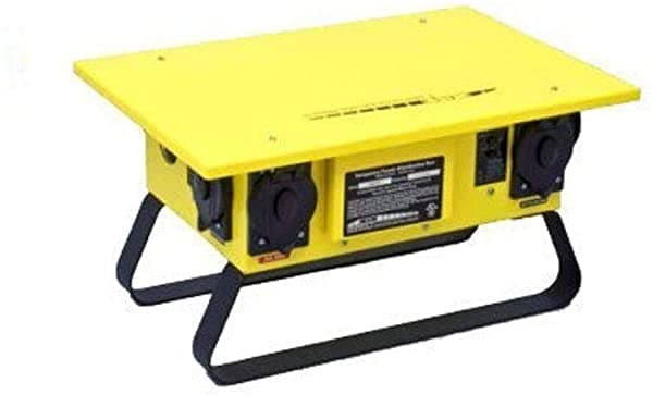 Cep Productos Construcción Eléctricos 6506 G 6 Twist Lock Outlet 50-Amp Sola Fase Power Box
