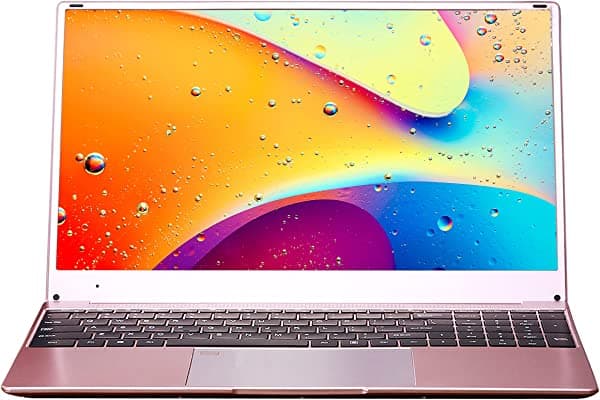 Smart-US 【Huella Dactilar/Office2019】 Teclado Luminoso De Pantalla Grande De 156 Pulgadas Portátil De Alto Rendimiento J3455 Cpu Silenciosa 8G Ram+512Gb Ssd De 6 Horas De Uso Continuo Windows10 Notebook Estándar (64G+420G Oro Rosa) ‎S156