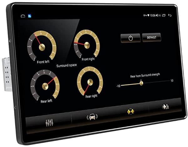 Joying 11.6 Pulgadas Unidad Principal Solo Din 4+64 Gb Octa Core Android 10.0 Coche Radios Con 19201080P Pantalla En Tablero Soporte Fm/Bluetooth 5.1/Salida De Audio Óptico/5G Wifi/Aux-In JY-UQS11N4G