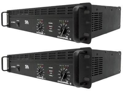 Sísmica Audio - Le-3000Pair - Par De Amplificadores De Potencia Pa/Dj Amp 3000 Vatios