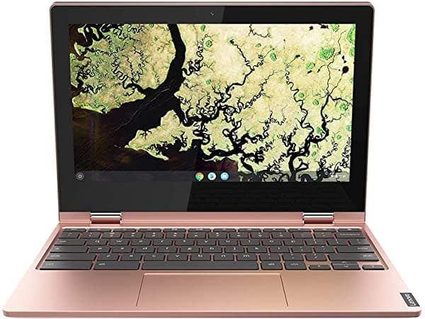 Lenovo Chromebook C340 2 En 1 Portátil 11.6" Hd (1366 X 768) Pantalla Táctil Procesador Intel Celeron N4000 4Gb Lpddr4 Ram32Gb Ssd Intel Uhd Graphics 600 Chrome Os Color Arena Rosa ‎81ta006us