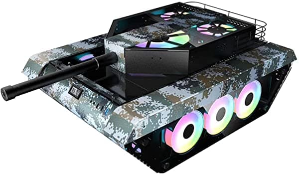Liqiang - Funda Para Computadora Atx Forma De Tanque Soporte E-Atx Placa Base RISHENGYUAN