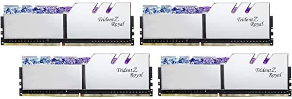 G.Skill Trident Z Royal Series Ddr4 Pc4-28800 3600 Mhz 288 Pines Modelo De Memoria De Escritorio F4-3600C18Q-64Gtrs