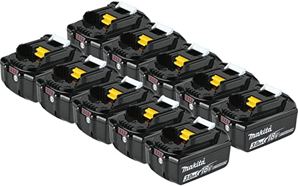 Makita Bl1830B-10 18 V Lxt - Batería De Iones De Litio 3.0 Ah (10 Unidades)