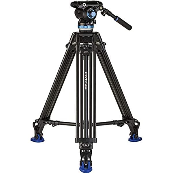 Benro A673Tm - Trípode De Aluminio De Doble Etapa S8Pro Head - 2.953 In Bowl 3 Secciones De Patas Twist Lever-Lock A673TMBS8PRO