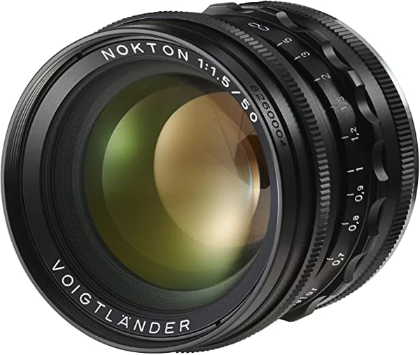 Voigtlander F1.5/1.969 In D39 Asph Serial Nokton Lente Negro BA248B-L