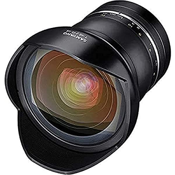 Samyang Syxp14-C Xp 0.551 In F/2.4 Lente Gran Angular De Alta Velocidad Para Canon Ef Con Chip Ae Incorporado Negro