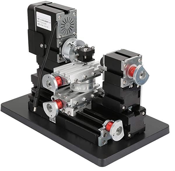 Liccx Mini Torno Giratorio De 60 W Torno Giratorio De Metal De 12000 Rpm Mini Torno De Máquina Para Mecanizado De Madera Metal Vidrio Y Plástico Liccxftd4wkeupo