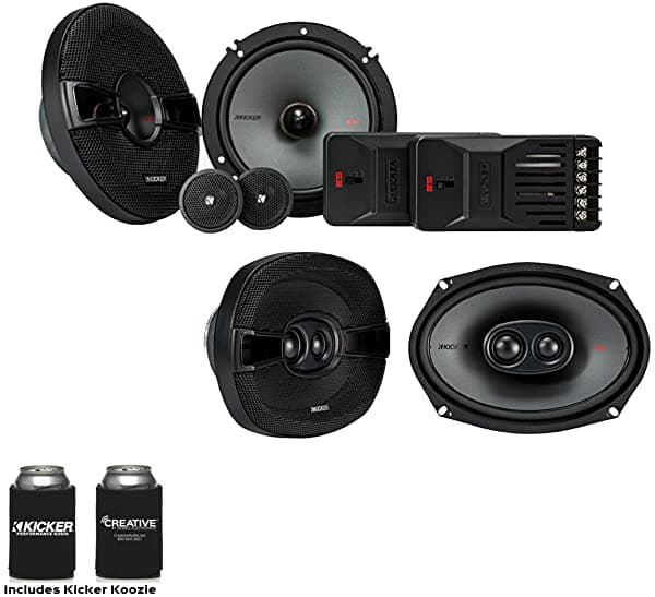 Kicker Altavoz Bundle - Un Par De Kicker Ks 6.5" Componentes Y Un Par De 6 X 9" Ks Triaxial Altavoces Kss6504 & Ksc69304 ‎44KSC6504+44KSC6504