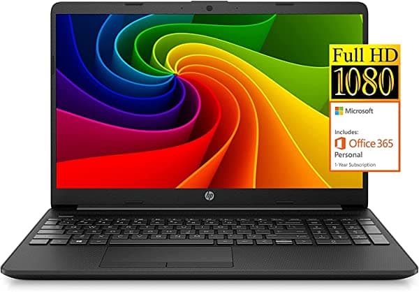 2021 Hp 15.6" Fhd (1920 X 1080) Ips Micro-Edge Intel 2-Core Celeron N4020 8Gb Ddr4 256Gb Ssd Bt Cámara Web Hdmi Lector De Tarjetas Multimedia Windows 10 S 1 Año Office 365 Abys Ratón Inalámbrico