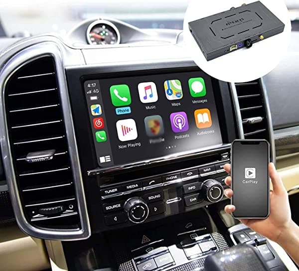 ZHOYITO Joyeauto - Juego De Decodificador Inalámbrico Apple Carplay Para Porsche Pcm3.1 Cayenne Macan Cayman Panamera Boxster 718 911 991 2010-2016My Retrofit Con Cable Android Automático Caja De Carplay Inalámbrica Enlace Espejo