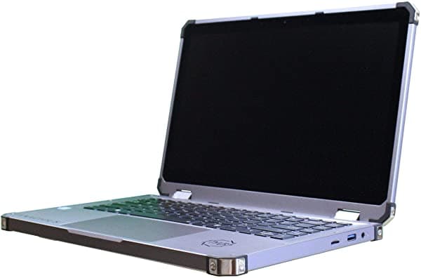 Emerald Computers Laptop Resistente Con Cuatro Núcleos I7-8550U Cpu De 8 Hilos 16 Gb Ram 512 Gb Ssd Pantalla De 1080P De 133 Pulgadas Modelo Tenaz En Gris Metálico 14626167