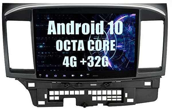 Sygav Android 10 Estéreo para Auto para 2008-2013 Mitsubishi Lancer Evo X Ralliart con Rockford Fosgate Amp Octa Core GPS Central Multimedia con Navegación D2102C-V9-PX5
