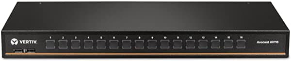 Vertiv Avocent 4 Puertos Single-User Analógico Conmutador Kvm De Computadora AV116BND8-400