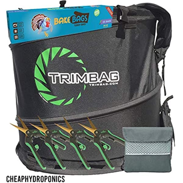 Trimbag Deluxe Kit Con 4 Tijeras De Podar Grow1 Bolsa De Caza Diaria 25 Bolsas De Pavo 771200 550001 886001 788625