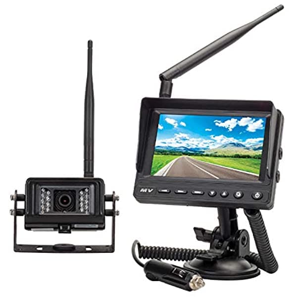 Magnadyne Mv-Bc1 2.4G Sistema De Monitoreo De Cámara Impermeable Para Rv Y Otros Vehículos M168C-WL