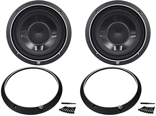 Rockford Fosgate P3Sd210 - Subwoofer De Bobina De Voz Dual P3 De 2 Ohmios Con Pico De 600 Vatios/300 Vatios Rms (2) P3SD2-10