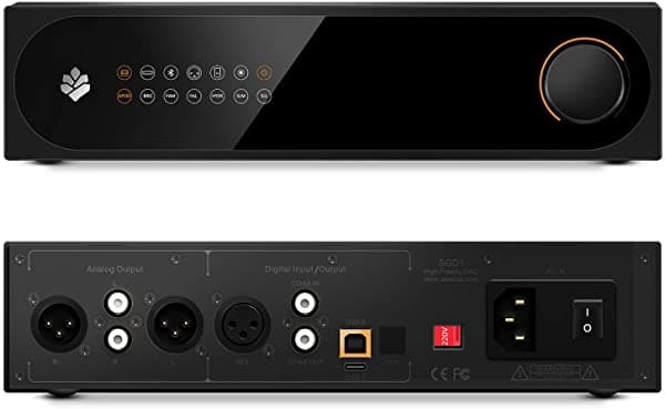【HiFiGo】 Soncoz LA-QXD1 Convertidores de audio digital Hi-Fi DAC XLR sonido de alta resolución totalmente balanceado sgd1