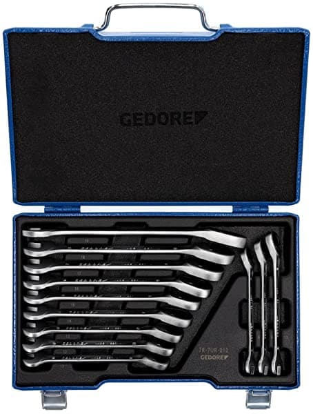 Gedore 7 Ur-012 - Juego De Llaves De Trinquete Combinadas (12 Unidades 0.315-0.748 In) 2297418