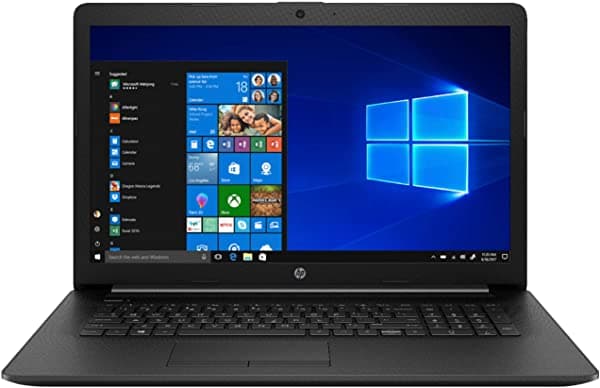 Hp Laptop Intel I3 1005G1 De 17.3 Pulgadas 8 Gb 1 Tb Hdd Negro Azabache Windows 10 Home En Modo S Con Cable Hdmi Gs 17-by3021dx