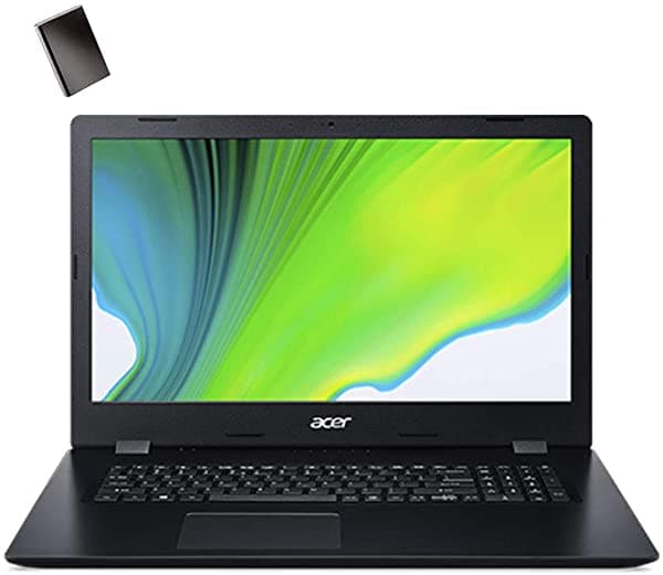 Acer Aspire 3 17.3" HD+ Notebook Intel Quad-Core i5-1035G1 hasta 3.6 GHz 8GB DDR4 RAM 1TB HDD DVDRW 802.11ac WiFi Bluetooth 4.1 cámara web HDMI Windows 10 iPuzzle 320GB disco duro externo