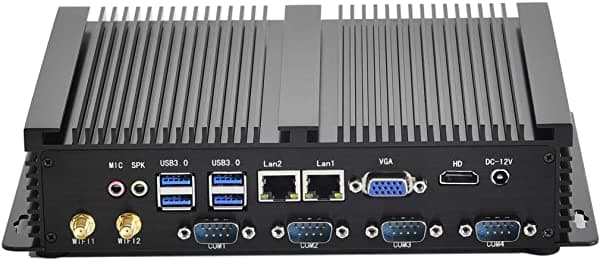 Idearace Potente Mini Pc Intel I5 Cpu Office Computadora Intel Hd Graphics 4000 4Xcom Rs232 4Xusb 3.0 2Xnics Hdmi Vga Wi-Fi Metal Case NC250 3317U