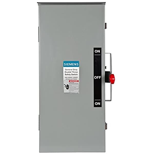 Siemens Dtgnf223R 100-Amp 2 Polos 240 Voltios 2 W No Fusionado General Doble Tiro Tipo 3R