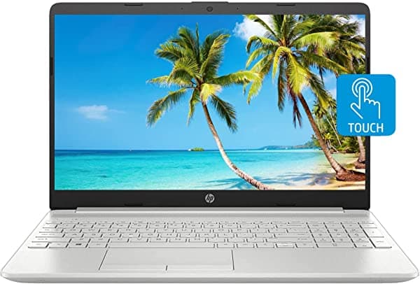 Hp Laptop Pantalla Táctil Hd De 156" Procesador Intel Core I5-1035G1 De 10 Ghz A 36 Ghz Memoria Ddr4 De 12 Gb Ssd Pcie De 512 Gb Teclado Retroiluminado Hdmi Windows 10 Home Plata Kke Alfombrilla Para Ratón 15t