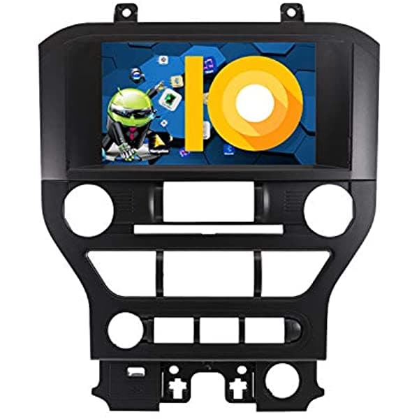 ZWNAV Android 10.0 Bluetooth Estéreo Para Auto Unidad Principal Con 4G RAM/64G ROM Para Ford Mustang GT 2015-2019 Radio Para Auto Pantalla Táctil GPS Navegación Dash Kit DSP Incorporado EQ 15 Bandas