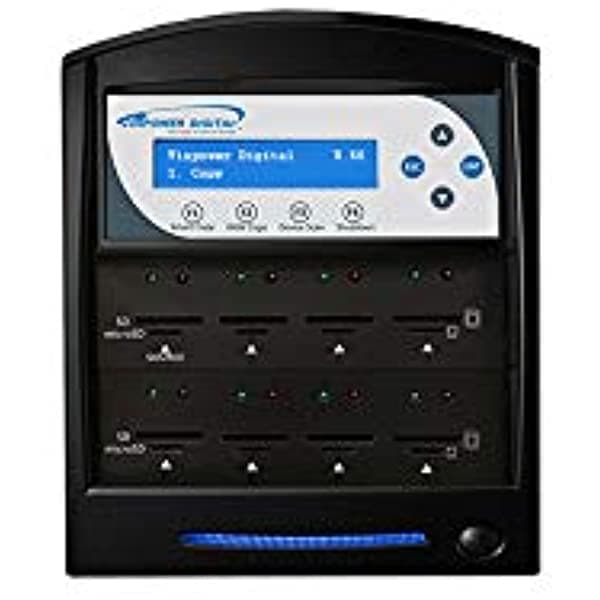 Vinpower Digital Duplicador Sdshark Sd Y Microsd - 7 Objetivos // SDSHARK-7T-BK