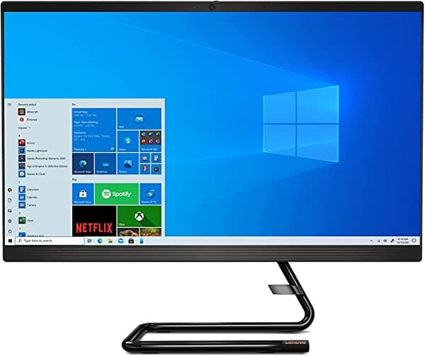 Lenovo Ideacentre Aio 3I - Computadora Todo En Uno De 24 Pulgadas Intel Core I3-10100T Pantalla Fhd 8 Gb De Ram Disco Duro De 1 Tb Ssd De 256 Gb Unidad Dvd Rw Windows 10 F0EU00QYUS