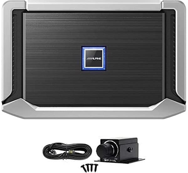 Pacific Stereo Alpine X-A90M X-Series Mono Amplificador De Densidad De Potencia Con Mando A Distancia Alpine Rux-Knob