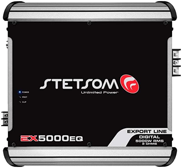 Stetsom Ex 5000 Eq 2 Ohms Clase D Amplificador Mono De Rango Completo