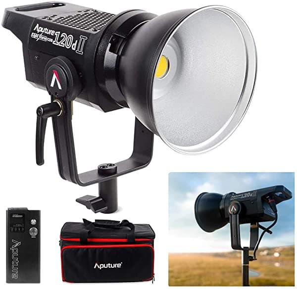 Aputure Ls C120D 120D Ii Actualizado Día De Día 180W Led Video Continuo V-Mond Video Luz Kit Cri96+ Tlci97+ 30000Lux Bowens Mount Dual Fuente 2.4G Con AP_120dII