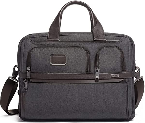 Tumi Alpha 2 - Calzoncillos De Piel Expandible Para Laptop Antracita Talla Única 2603141