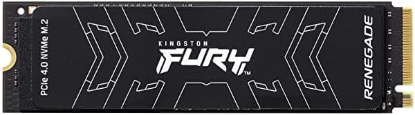 Kingston Fury Renegade 2Tb Pcie Gen 4.0 Nvme M.2 Ssd Interno Para Juegos | Hasta 7300 Mb/S | Difusor De Calor De Grafeno | 3D Tlc Nand | Funciona Con Ps5 | Sfyrd/2000G